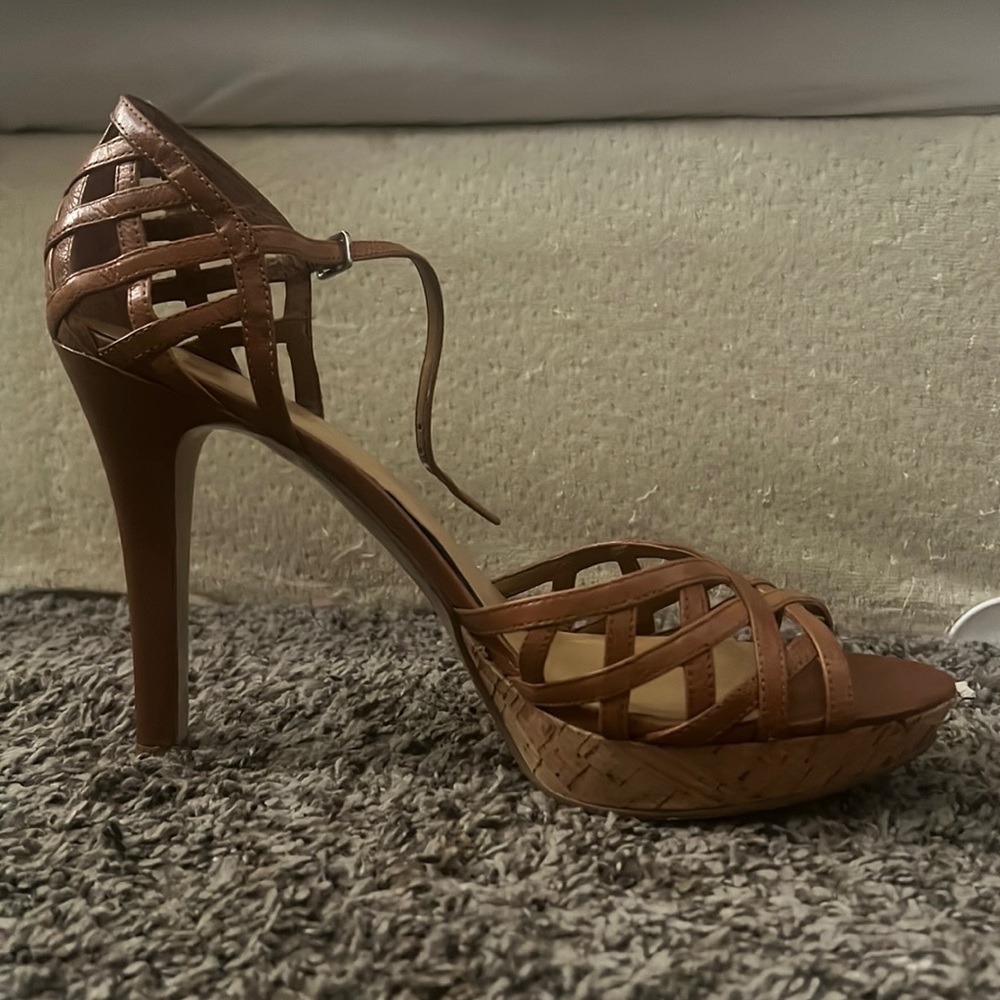 Brown Nine West Heels